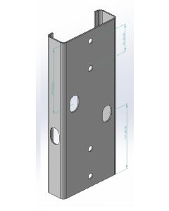 STOPA SYSTEMU WS004R-WS006R L370 (156x50x3)